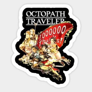 Octopath Traveler Sticker